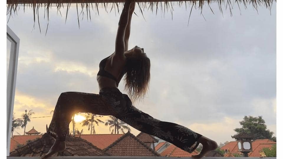 Sunset terrace atmosphere at Slavic Roots Cafe & Eatery in Berawa Canggu, Bali