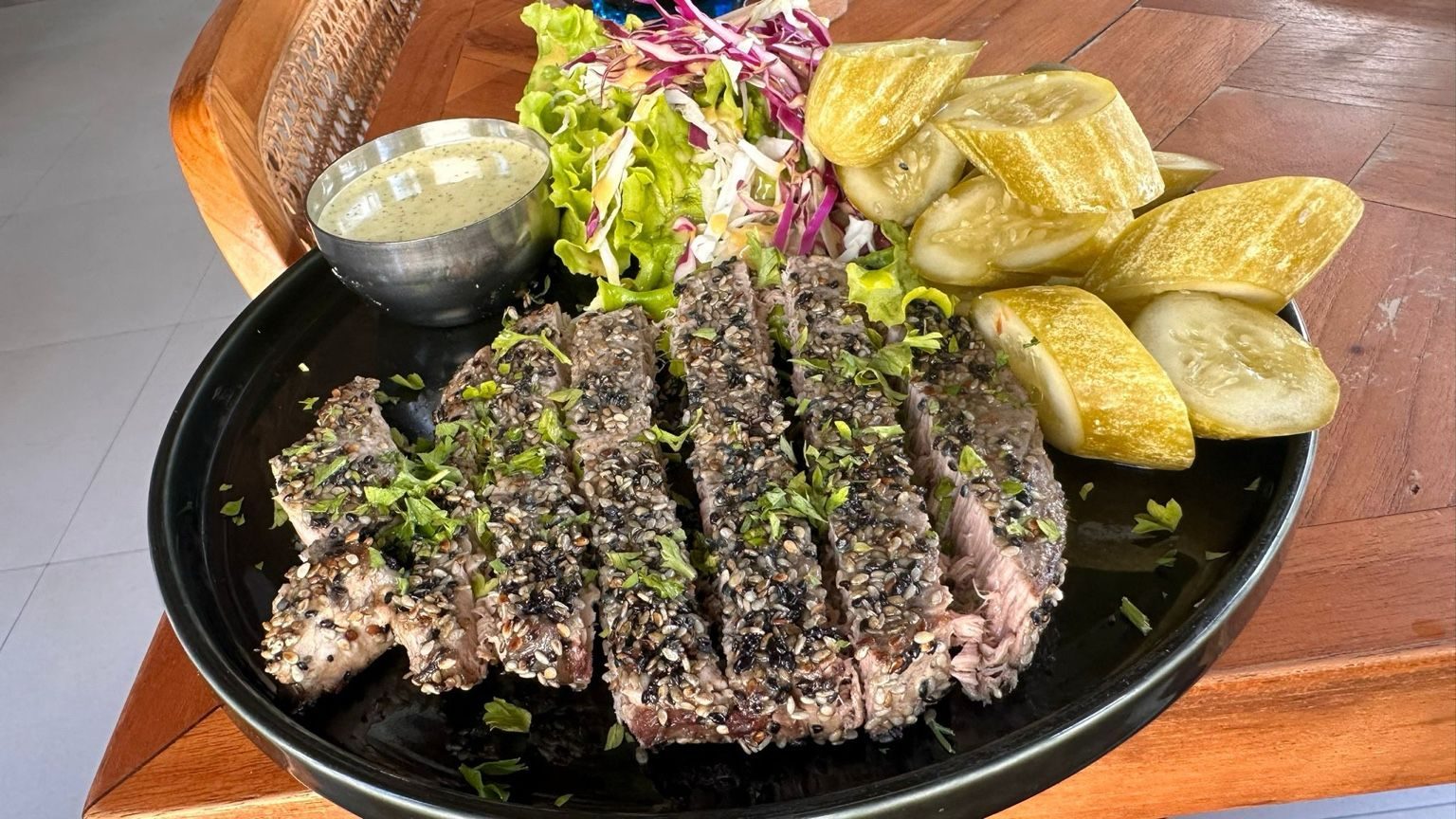 Cafe atmosphere at Slavic Roots Cafe & Eatery Berawa